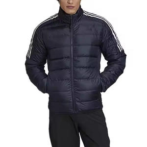 OEM Manufacturer Supply Windbreaker Denim Windproof Custom Puffer Jacket Bubble Coat Outwear Winter Puffer Jackets Unisex - Product Image 5