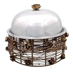 Casserole en métal de créateur faite à la main forme personnalisée hôtel articles de table pot de table brillant poli utilisation pour restaurant fourniture de marmites en gros - Product Image 6