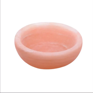 Cuenco de Sal del Himalaya Natural Tallado a Mano, Sal Rosa Pura para Servir Condimentos, Especias o Salsas, Proveedor Mayorista - Product Image 1