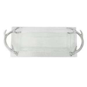 Plateau de service en acier inoxydable fini miroir avec surface spacieuse pour servir plusieurs articles lors de tout rassemblement - Product Image 6