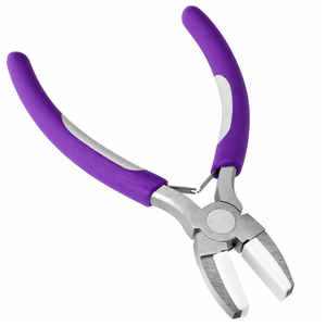 Professional Nylon Jaw Pliers Flat Nose Jewelry Tool Scratch Free <b>Wire</b> Work <b>Craft</b> Pliers Ergonomic Grip Tool - Product Image 1