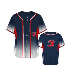 Uniforme de béisbol para jóvenes con impresión por sublimación personalizada, conjunto de ropa deportiva barata, incluye Jersey base con impresión personalizada - Product Image 3