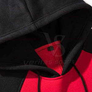 Service OEM, vente en gros, sweats à capuche d'hiver pour hommes, légers, couleur unie, en molleton de coton, personnalisables, de haute qualité, décontractés, en polyester/coton - Product Image 3