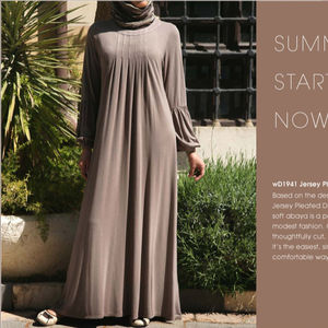 Abaya de tela suave para mujeres musulmanas en Oriente Medio mejor para el verano - Product Image 1