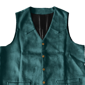 Gilet de motard en cuir au design élégant 2025, vente en gros, gilet de moto pour hommes, vente chaude, gilet en cuir de bonne qualité - Product Image 4