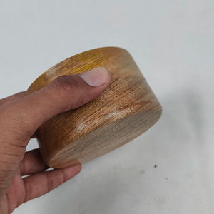 ชามไม้แบบเรียบง่ายสำหรับตกแต่งเครื่องใช้บนโต๊ะอาหารในบ้านและโรงแรมชามไม้ดีไซน์ทำด้วยมือผสมสลัดผลไม้และเสิร์ฟ - Product Image 1