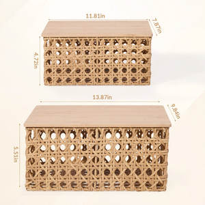 ชุด2 ratten chasetin สำหรับการจัดเก็บและการจัดระเบียบในบ้าน - Product Image 5