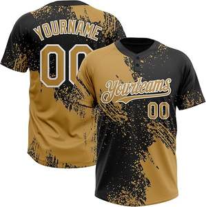 Logotipo personalizado, nombre y número, sublimación al por mayor, camiseta de béisbol personalizada, ropa de béisbol y softbol, camiseta de béisbol - Product Image 1