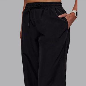 Pantalon de jogging droit ultra-doux pour femmes, style de rue, de sport actif, d'entraînement, de sport, de sport, logo OEM personnalisé - Product Image 6