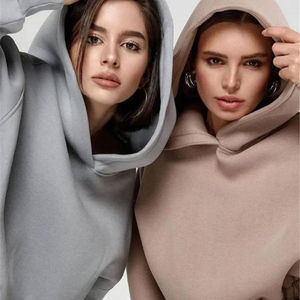 Sudadera con Capucha de Manga Larga de Algodón de Alta Calidad con Logotipo Personalizado, Ropa Deportiva para Mujer, Ajuste para Exteriores con Logotipos Privados - Product Image 4