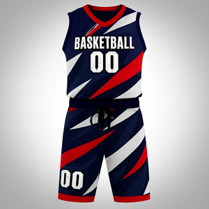 Ensemble de maillots de basket-ball réversibles personnalisés OEM vêtements de sport en polyester avec sublimation imprimée uniformes de basket-ball - Product Image 5