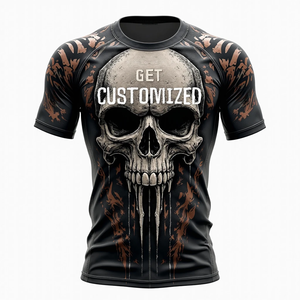 Rashguards de BJJ Premium Personalizados, Transpirables y Elásticos, Impresión Digital de Alta Calidad, Duraderos, Anti-UV, Secado Rápido y Ligeros - Product Image 1