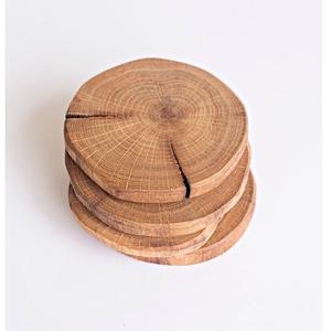 Sous-verre en bois naturel avec écorce d'arbre pour la maison et le Restaurant, sous-verre de forme ronde de meilleure qualité pour accessoires de cuisine - Product Image 5