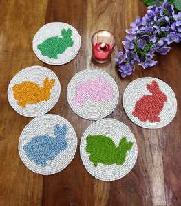 Dessous de verre en noyer Ensembles de dessous de verre en bois de noyer-Qualité supérieure - Product Image 4