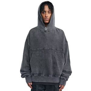 Sudaderas con capucha para hombre de talla grande de alta calidad Ropa informal de invierno Lavado ácido Sudaderas con capucha para hombre Proveedor directo de fábrica Hecho en Pakistán - Product Image 4