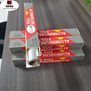 Gold Supplier's Heavy-Duty Food Grade Aluminum Foil Roll 10 Micron Thickness 300mm By 30 Meter For Packaging