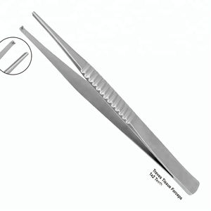 Gillies, pinzas de tejido Treves de alta calidad, 1x2 dientes, Clip de disección Manual, instrumento quirúrgico de acero inoxidable - Product Image 5