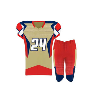 Nuevo Diseño, Uniforme de Fútbol Americano Sublimado Personalizado de la Mejor Calidad, Precio Accesible, Uniforme de Fútbol Americano 100% Poliéster - Product Image 1