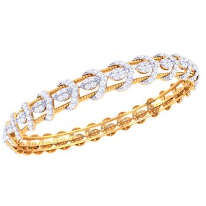 Ishi diamonds Brilliance กำไลข้อมือทอง18K ประดับเพชรหรูหราและหรูหราอุปกรณ์เครื่องประดับ - Product Image 1