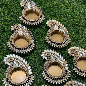 Bracelet chauffe-plat bougeoir noël nuit fête décor mariage décoration Festival événement indien décoratif Table pièce maîtresse - Product Image 1