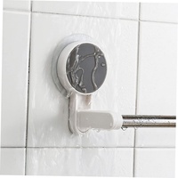 Porte-serviettes mural en acier de qualité supérieure, design à ventouse, gain de place, solution d'organisation durable pour la cuisine et la salle de bain