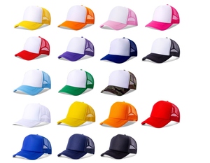 Lightweight 100% Cotton Mesh Trucker <b>Hats</b> Custom Made Adjustable Breathable Caps for Sports Beach Casual Wear - Product Image 6