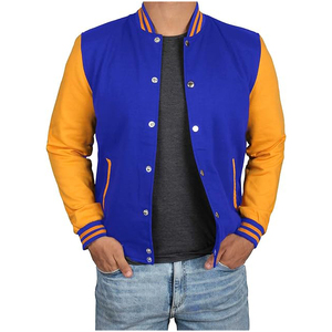 Blouson d'aviateur d'hiver en toile à col montant et logo à l'avant avec logo pour hommes, couleur et logo personnalisés, grande taille 6XL, 7XL, 8XL - Product Image 2