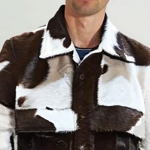 Chaqueta de cuero de pelo de vaca para hombre 2025 vendedor superior abrigo de invierno de cuero Original pesado transpirable ropa de calle de lujo High Street - Product Image 6