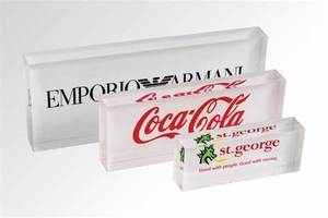 Blocs en acrylique Perspex au design accrocheur, potentiel promotionnel, surface polie, couleur personnalisée, impression de logo vibrante - Product Image 3