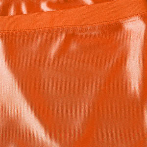 Maillot d'entraînement de football en maille orange personnalisé, respirant, antibactérien, col en V court, pour hommes, femmes et équipes - Product Image 6
