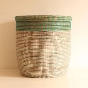 Panier en herbe marine pour l'organisation et le rangement des placards, organisateur en fibre naturelle, paniers en herbe marine - Product Image 1