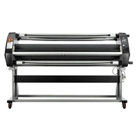 Laminateur à chaud et à froid grand format MEFU 1630 mm (64 pouces) avec rouleau chauffant supérieur