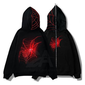 Sudadera con Pedrería Personalizada, Diseño Personalizado Disponible, Sudadera Brillante Personalizada al por Mayor con Letras y Logotipo de Pedrería - Product Image 1