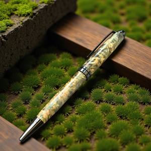 Bolígrafo de madera hecho a mano de Vietnam Coffee Burl 0,7mm ancho de escritura - Product Image 1