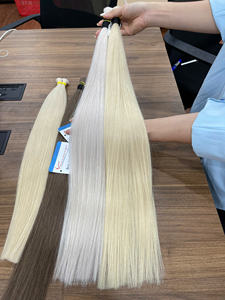 Extensiones de cabello humano de colores para bebés, mechones a granel súper rectos con extremos más gruesos, fábrica de Vietnam, superventas de verano - Product Image 4