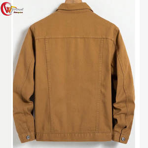 Hombres Invierno Nuevos Jeans Chaquetas Color Sólido Casual Jeans Chaqueta Bajo Moq Jeans Chaquetas de Invierno Para Hombres - Product Image 2