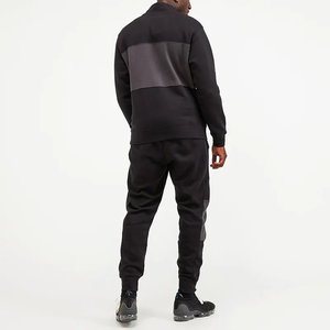 2025 hommes personnalisable Logo survêtement Joggers à capuche 2 pièces hiver survêtement fermeture éclair 100% coton hiver lambrissé Polyester - Product Image 2