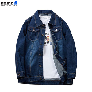 แจ็กเก็ตผ้ายีนส์สำหรับผู้ชาย, เสื้อแจ็กเก็ตยีนส์คอปกขนเฟอร์แฟชั่นลำลองกันลมเสื้อโค้ทอบอุ่นหนาผ้าย้ทยาวและย้อมสีอ่อน - Product Image 4