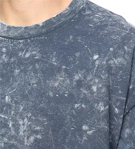 Ropa para hombre, camiseta de gran tamaño, camiseta de lavado ácido en blanco de algodón pesado, camiseta Vintage gráfica personalizada, camiseta de lavado ácido - Product Image 2