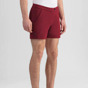 Shorts de sport de course à pied pour hommes, style été, en gros, personnalisés, 100% polyester, cordon de serrage, surf, plage, tennis, séchage rapide - Product Image 3