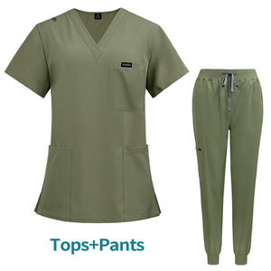 <span class=keywords><strong>Uniformes</strong></span> Médicos <span class=keywords><strong>de</strong></span> Alta Calidad, Conjuntos <span class=keywords><strong>de</strong></span> Pantalones Jogger y Blusa <span class=keywords><strong>de</strong></span> Manga Corta para Enfermeras, <span class=keywords><strong>Uniformes</strong></span> <span class=keywords><strong>de</strong></span> Hospital para Mujeres - Product Image 3