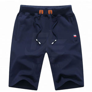 OEM Men's 100% Cotton Fitness Shorts Quick Dry Sports Shorts for Gym <b>Running</b> Training Custom Logo Available Solid Sporty Style - Product Image 1