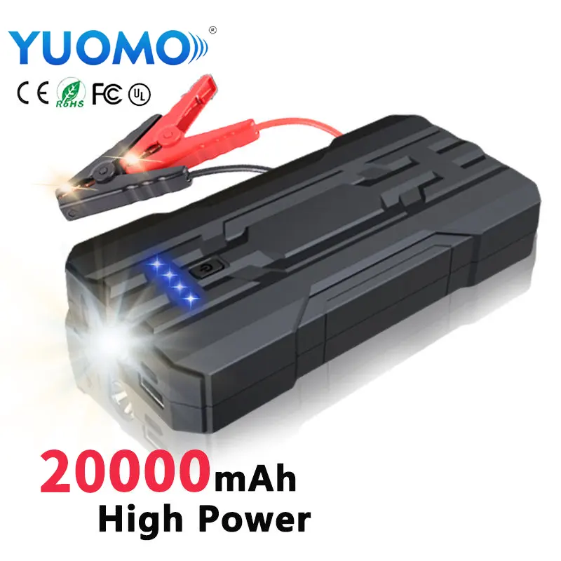 High Power 12V 20000Mah Jump Starter Batterij Booster Power Bank/Multifunctionele Draagbare Lithium Batterij Auto Jump Starter