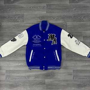 Veste universitaire personnalisée, brodée, en soie, imperméable, réversible, streetwear unisexe - Product Image 1