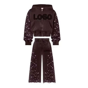 Conjunto Deportivo de Dos Piezas para Hombre, Pantalones Acampanados a la Moda, Top Cómodo, Conjunto Deportivo Acampanado para Hombre - Product Image 4