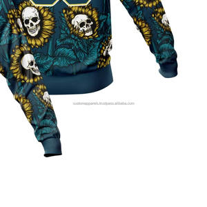 เสื้อฮู้ดพิมพ์ลายโลโก้ตามสั่ง แบบสวมหัว ยูนิเซ็กซ์ ผ้าโพลีเอสเตอร์ แขนยาว เสื้อสเวตเชิ้ตและเสื้อฮู้ดแบบเรียบสำหรับผู้ชาย - Product Image 6