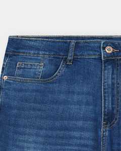 Bermuda droit de haute qualité à impression colorée Short en jean vieilli Nouveau design Broderie personnalisée taille haute pour hommes - Product Image 6