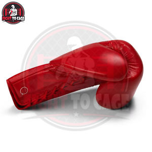 Gants de boxe en cuir véritable personnalisés avec logo tendance, fabriqués au Pakistan, à prix de gros, haute performance, à lacets - Product Image 3