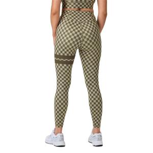 Pantalons de sport pour femmes en gros personnalisés, taille haute, vêtements de fitness actifs, séchage rapide, respirant, leggings imprimés en spandex/polyester - Product Image 5
