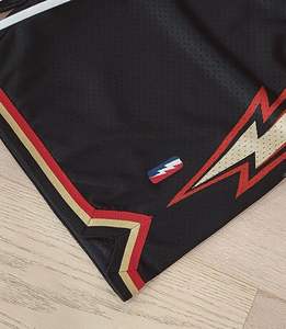 Short de basket-ball décontracté pour hommes de créateur de haute qualité en gros logo personnalisé mi anti-rides séchage rapide nylon/élasthanne solide - Product Image 3